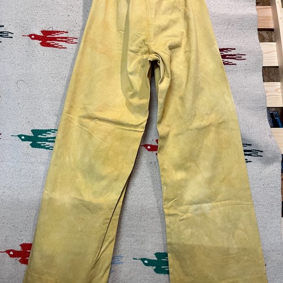 Vintage Overdye US Navy Sailor Pants High Waist 29" BUTTON fly Jesse Kamm Rawson - Picture 15 of 16